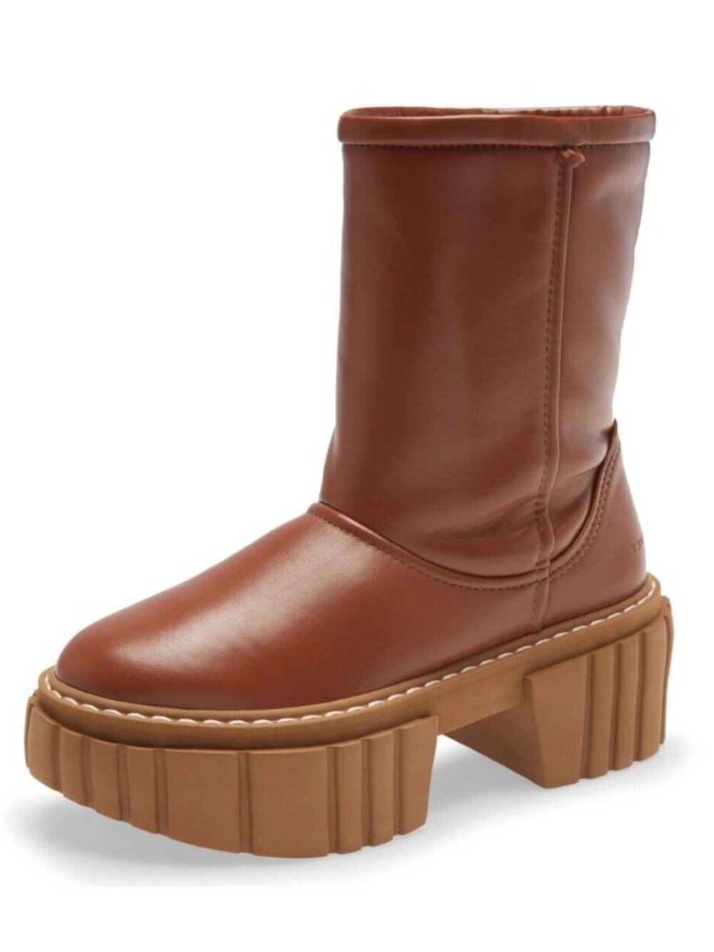 Stella McCartney Emilie Women's Vegan Leather Platform Boots Size 40 / US 10
